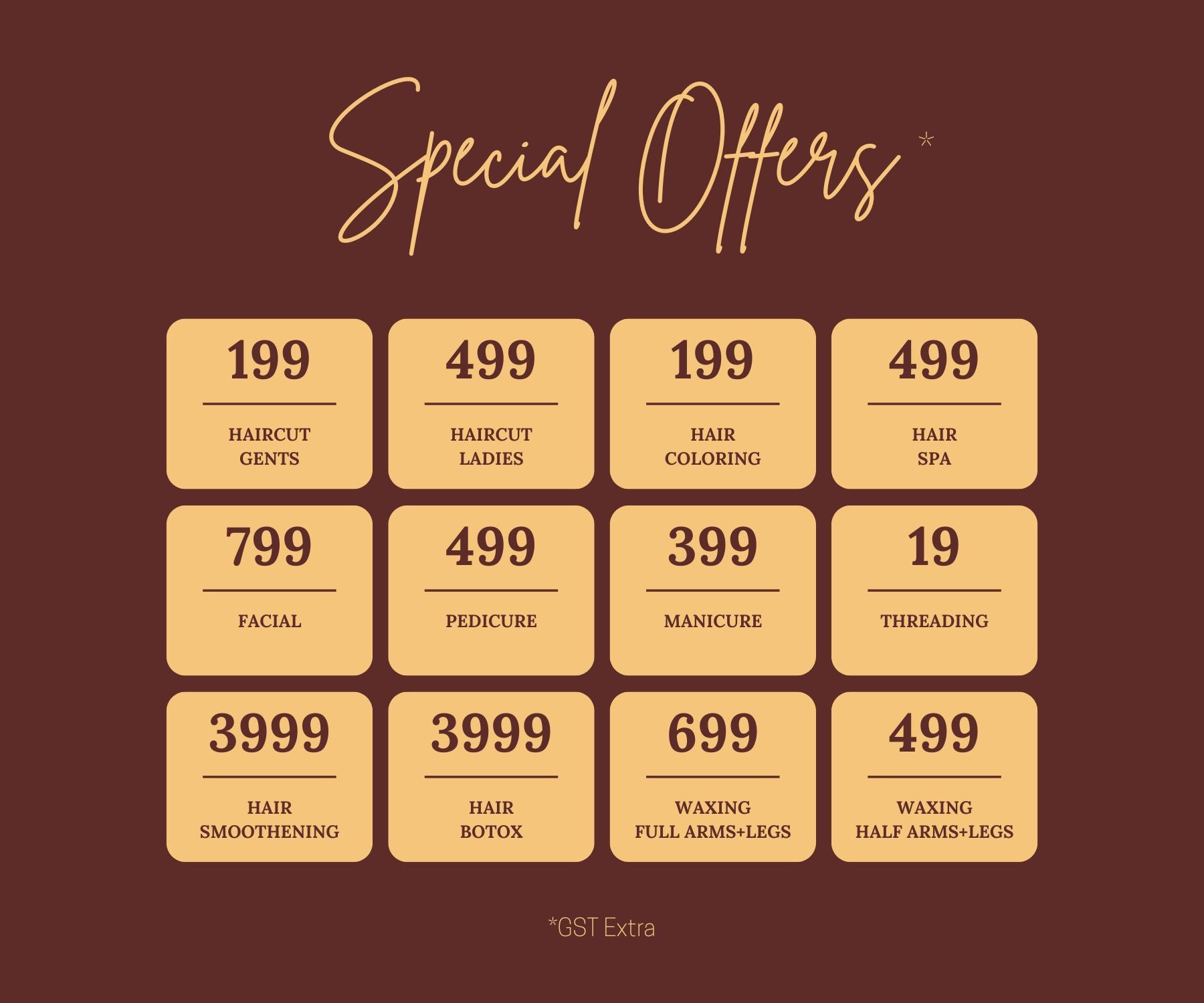 Spcial offers are available at Ambari Salon Kadavanthra.
